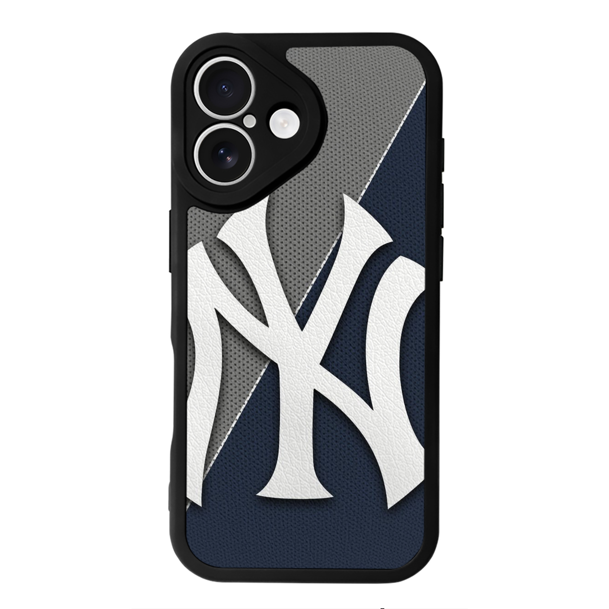 New York Yankees 177 IPhone 16 Silicone Leather Case – UV Print, Lambskin Texture – Perfect Fit, Wireless Charging Compatible, Scratch Resistant, Precise Cutouts – Stylish Protection For IPhone 16